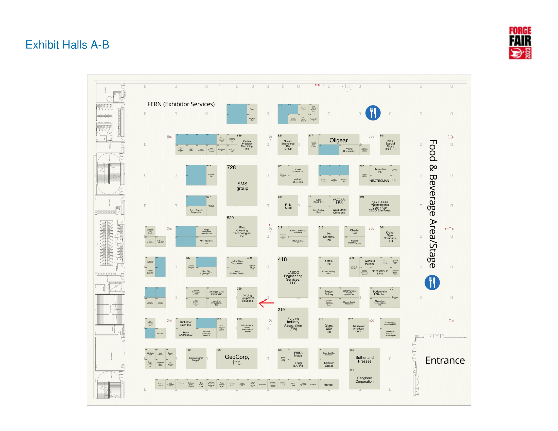 Forge Fair 2023 Mappa